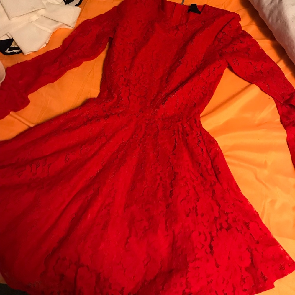 A red tight dress!